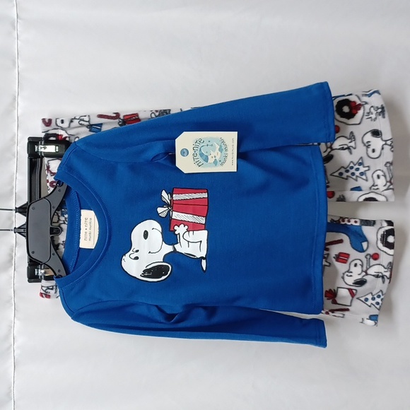 Munki Munki Matching Toddler Snoopy Holiday Family Pajama Set - Picture 2 of 7